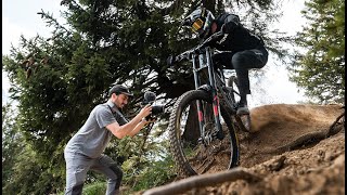 Behind the scenes | Filming with Vinny T and Cell Co in Champéry