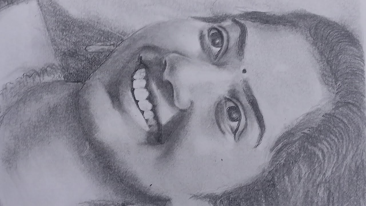easy pencil drawing,who to draw a face, pencil se drawing kese banaye