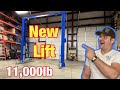 2 POST CAR LIFT INSTALLATION 11,000LB | GROWING MY EBAY BUSINESS WAREHOUSE SHOP SPACE