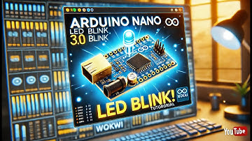 Arduino Nano LED Blink - Wokwi Simulation | Beginner’s Guide