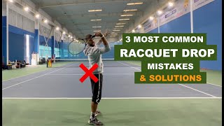 Tennis Serve Racquet Drop Problems &. Solutions (TENFITMEN  Episode 180)