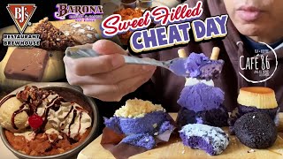 CHEAT DAY FOOD ADVENTURES #12 | UBE | CAFE 86 | PIZZOOKIE | PIE | COOKIES