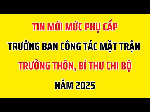 Mức Phụ Cấp