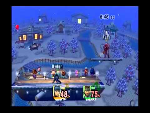 ZP-Jan- Fire(Marth) vs. Ryder(snake)