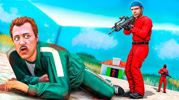 Mijn vader voor de gek houden in SQUID GAME! (GTA 5)
