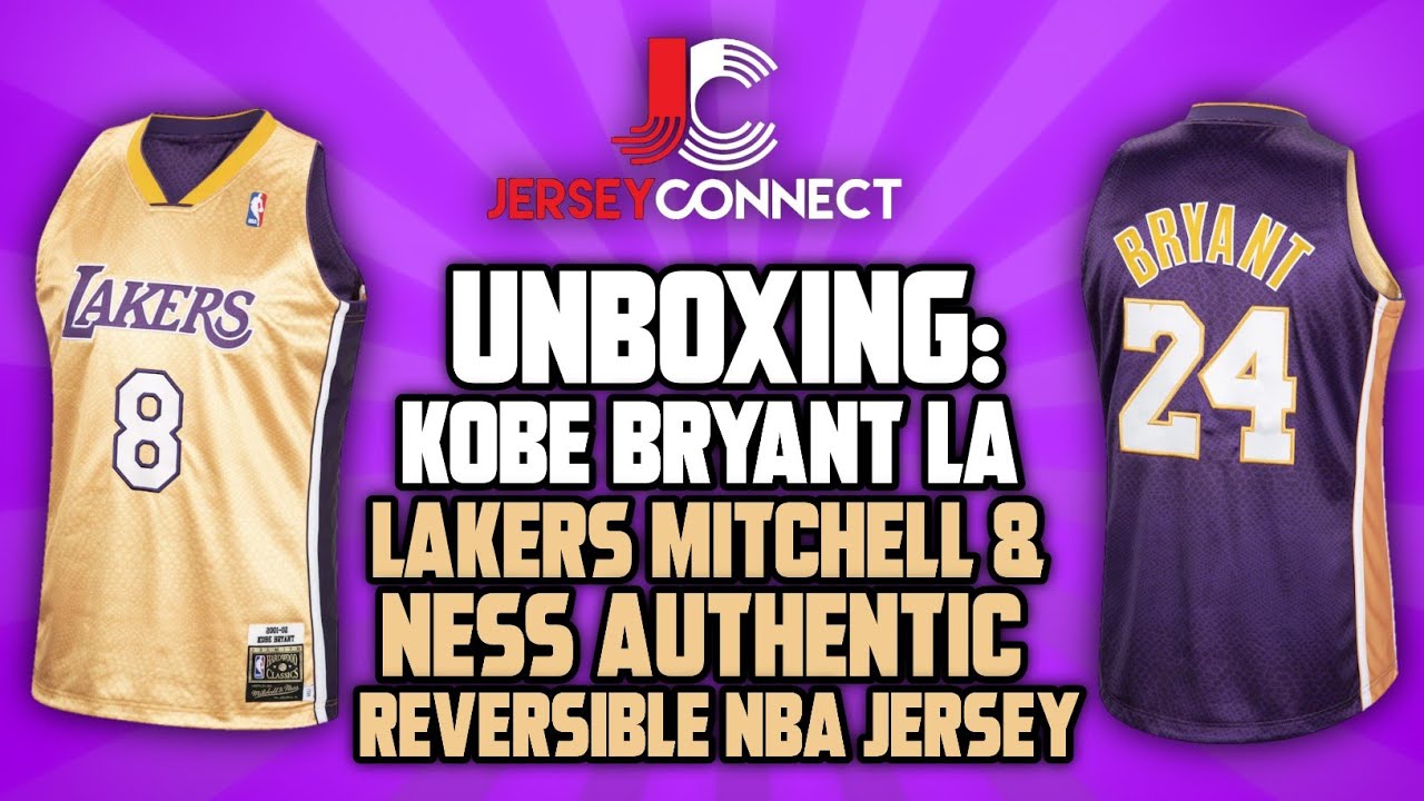 UNBOXING:Kobe Bryant Los Angeles Lakers Mitchell & Ness Authentic Reversible  NBA Jersey($450 Jersey) 