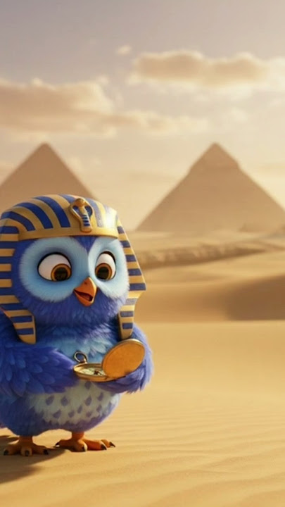 Cute Owl Blue’s World Tour: Egypt to Japan, China, France & Indonesia!  #blueowl #cuteowl