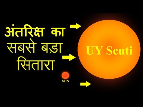 अंतरिक्ष का सबसे बड़ा सितारा | Amazing Facts about UY Scuti in Hindi