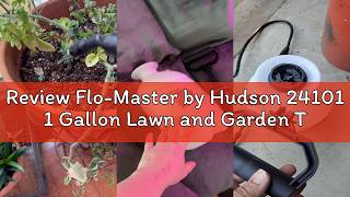 Review Flo-Master by Hudson 24101 1 Gallon Lawn and Garden Tank Sprayer, Translucent