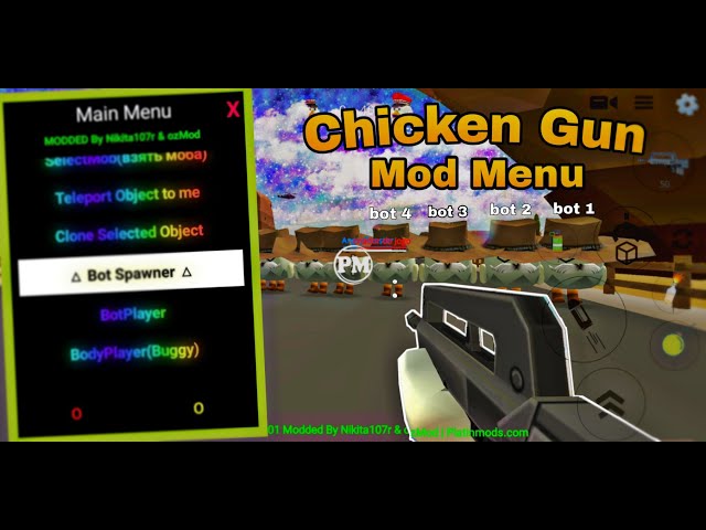 Chicken Gun Mod Menu v3.0.02(AimBot) 
