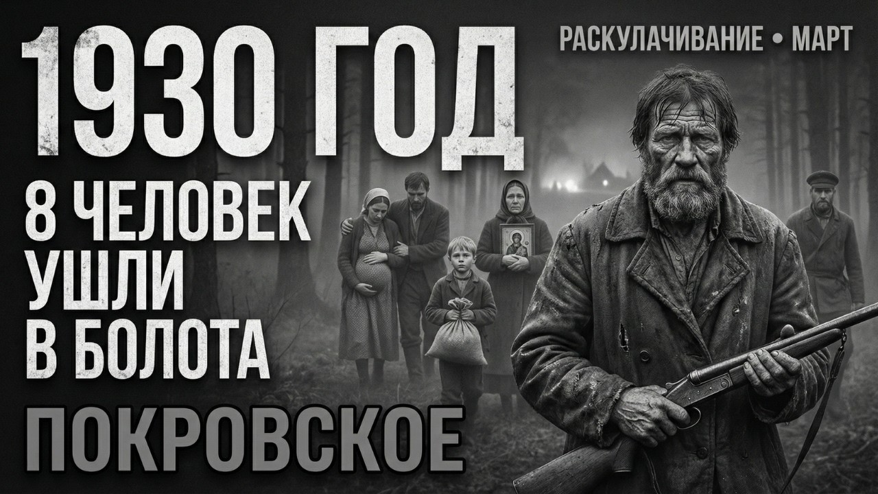 РАСКУЛАЧИВАНИЕ ВЫГНАЛО ИХ В ТРЯСИНУ! ВСЯ СЕМЬЯ ИСЧЕЗЛА! КАК ОНИ УМИРАЛИ НА ОСТРОВЕ?!