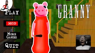 Granny is Piggy ► Mod Piggy (Roblox) in granny house (chapter 13)