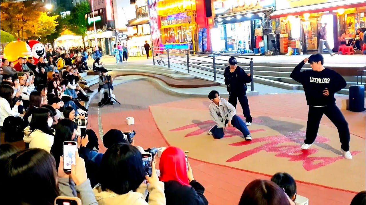 [STREET ARTIST] T:EV. INTERACTIVE HONGDAE BUSKING. 241028.