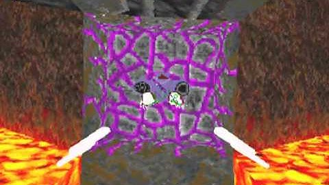 Descent II Vertigo, Level 3, insane difficulty, cold start, full rescue, no death, 107HP at exit