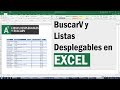 Lista validada dinamica buscarv en Excel