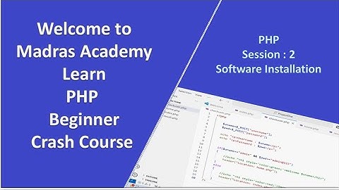 How to Install PHP & Start Your First Server! 🚀 | Madras Academy PHP Crash Course (Session 2)