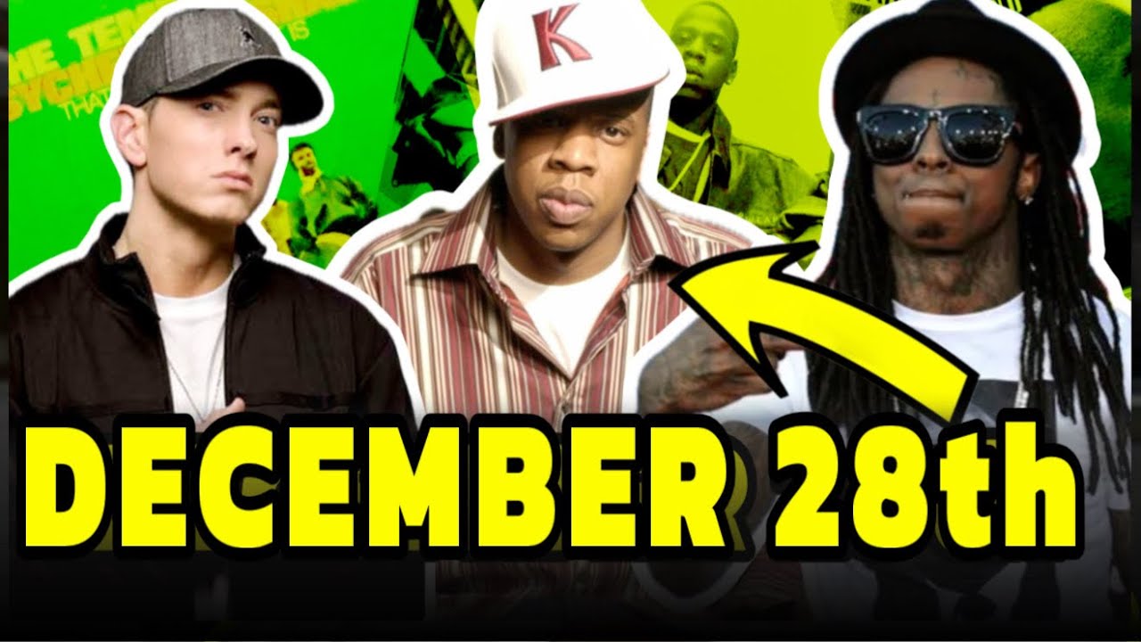 Этот день в истории хип-хопа: 28 декабря - Lil Wayne - Eminem - Jay-Z - The Meters - John Legend