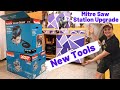 Mitre Saw Station Upgrades with Makita 40V Saw and Vacuum | Auto Dust Collection