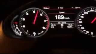 Audi A8 W12 6.3 500 PS 0-190 km/h ACCELERATION