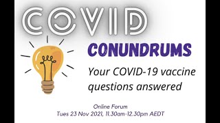 COVID Community Forum 20211123