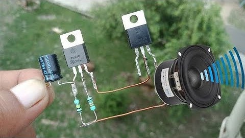 DIY AMPLIFIER USING TIP41C AND TIP42C TRANSISTORS.