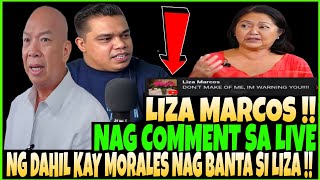 FL LIZA MARCOS NAG COMMENT SA LIVE❗️NAG BANTA NG DAHIL KAY ...