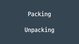 #25 Packing and Unpacking | Python Tutorial Coding Basics | Left-Hand Coding by Kim Left-Hand