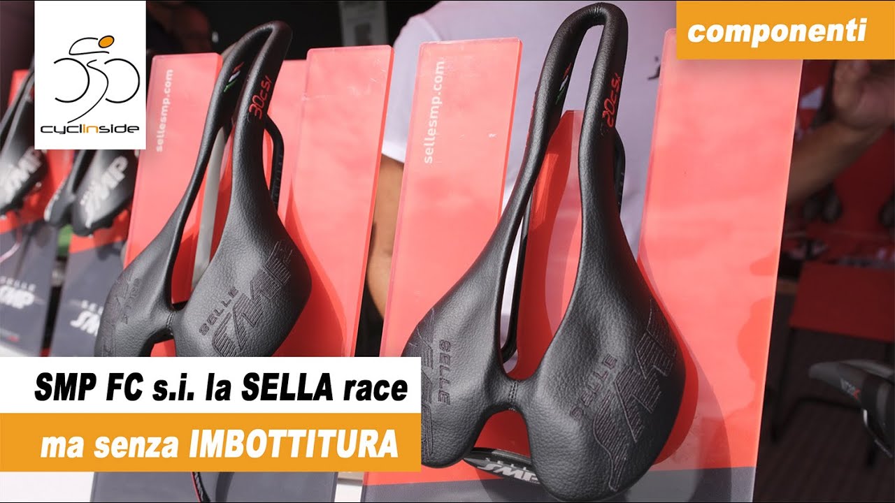 Sella Selle SMP F30 Nera In Pelle - Made In Italy - Nuova Per Bici Da Strada E MTB