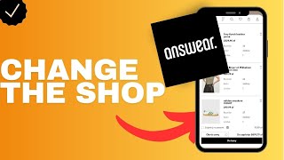 Where to change the shop in the Answear app? screenshot 1