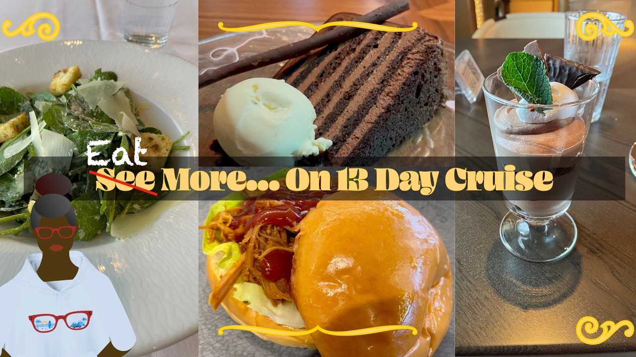 Eat More Food on Norwegian Luna Transatlantic cruise #travelvlog