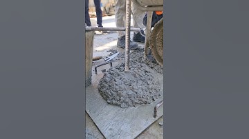 Testing New Performance Admixture #construction #youtubeshorts #concrete #slump #shorts
