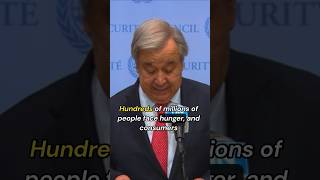 UN Secretary General condemns Russia’s withdrawal from Grain Deal and how millions will suffer.