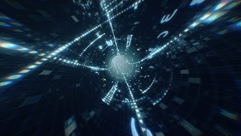 Digital Hexadecimal Code Data Tunnel | Motion Graphics - Videohive template