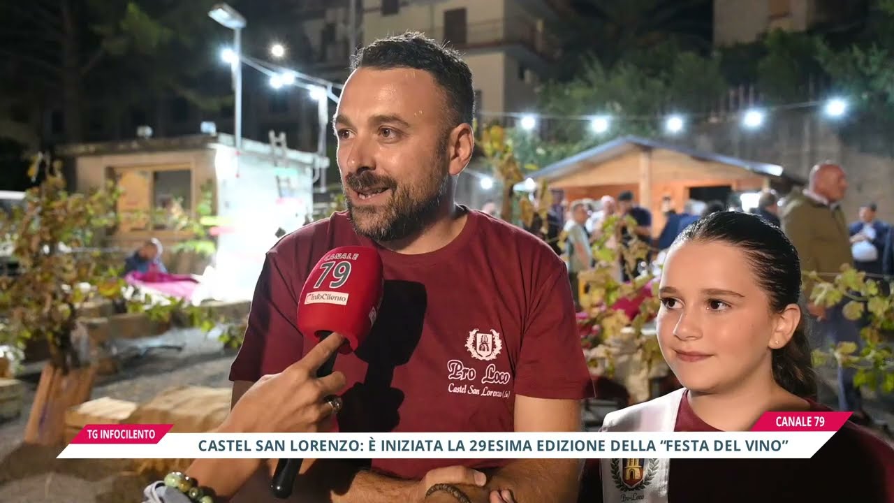 Castel San Lorenzo: al via la XXIX Festa del Vino D.O.P., ieri il taglio del nastro