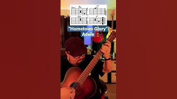 Thumbnail of Hometown Glory by Adele! #adele #guitar #shorts #tiktok #trending #music #musica #short #shortvideo