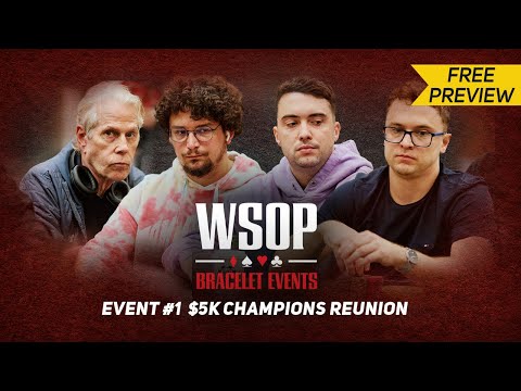 World Series Of Poker 2024 | 5,000 Champions Reunion | Free Preview