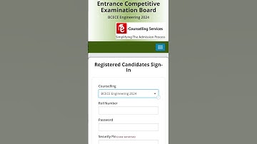 BCECE Engineering 2nd Round Counseling Process Explained #shortsfeed #trending #viralshorts #bcece