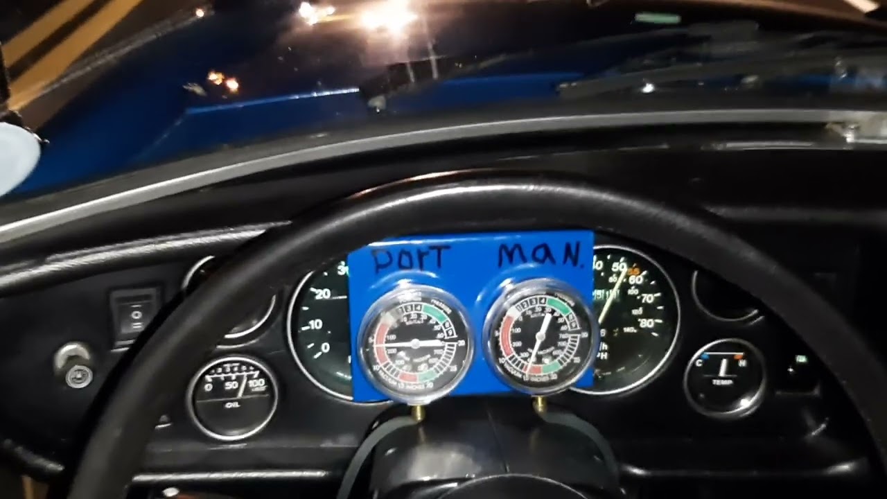 79 MGB zs carb., ported vs manifold vacuum demo. YouTube