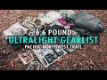 Pacific Northwest Trail Ultralight Gear List