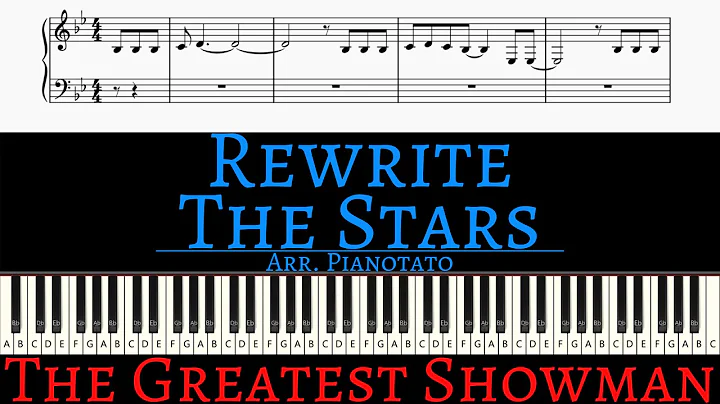 Zac Efron, Zendaya - Rewrite The Stars (From The Greatest Showman) | Piano cover by Pianotato