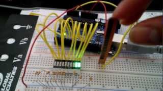 Flex Sensor and LED Bar Demo