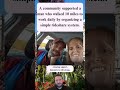 Community Helps Man Walking 10 Miles to Work with Rideshare Support 🚶♂️🚗 #shorts