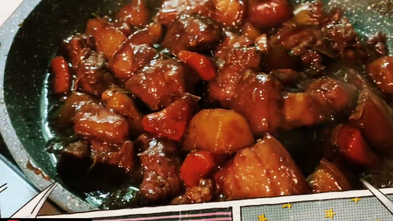 Sweet N'Spicy pork adobo