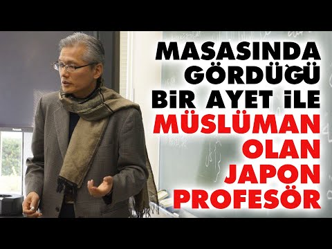 Masasında gördüğü bir ayet ile Müslüman olan Japon Profesör