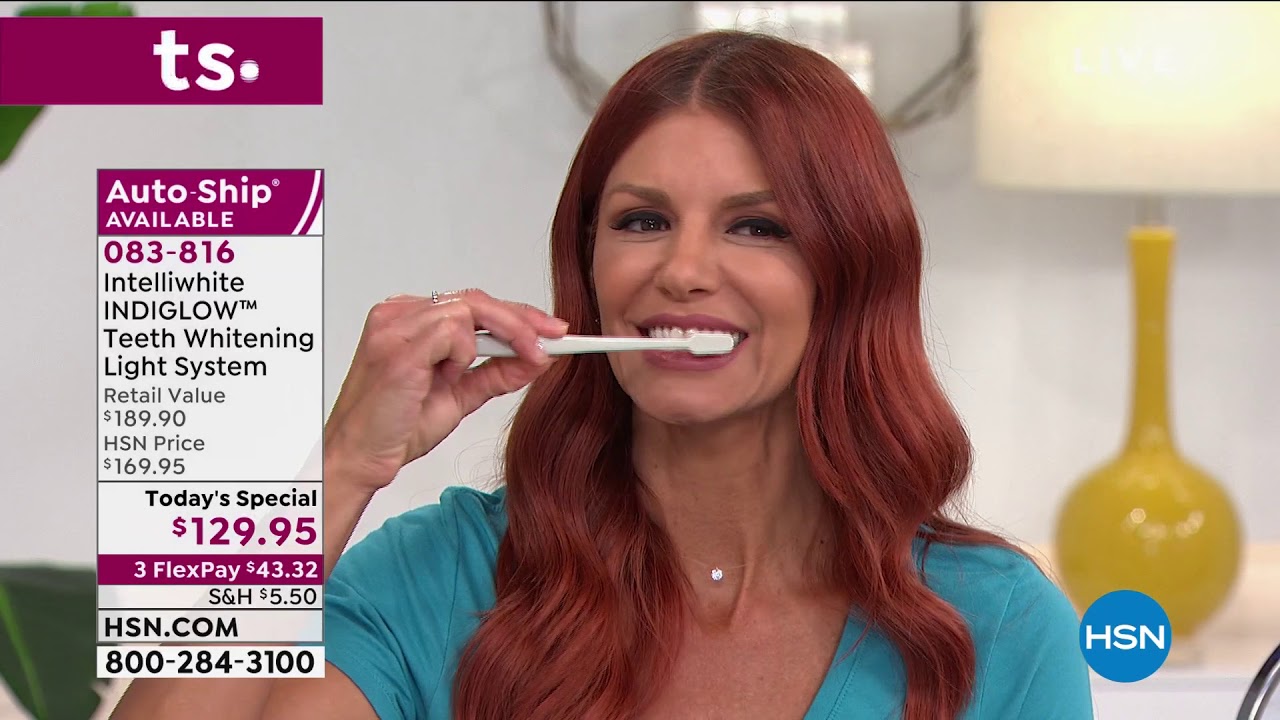 intelliWHiTE INDIGLOW Teeth Whitening Light System with YouTube