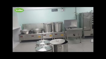 Hệ thống bếp từ công nghiệp Việt Hàn tại Trường Nguyễn Văn Tố quận 10 sau 6 năm sử dụng