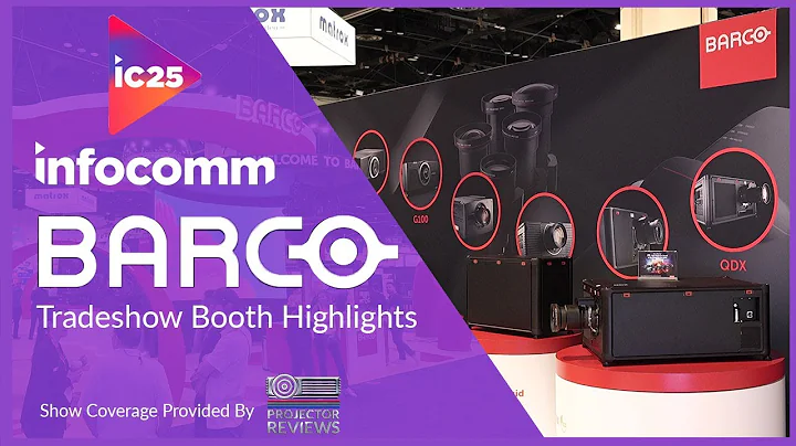 Barco highlights their new 41,000 lumen QDX 3-Chip projector equipped with native 4K DLP DMDs