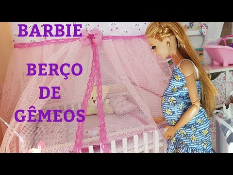 Barbie gravida com acessorio