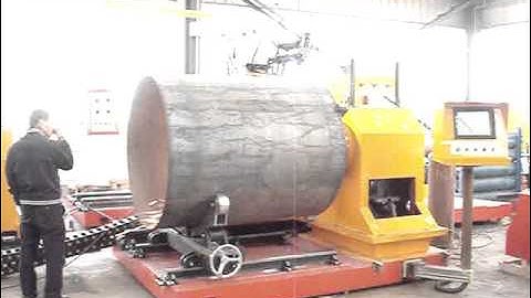 CNCXG 5 axis big pipe plasma and oxyfuel cutting machine