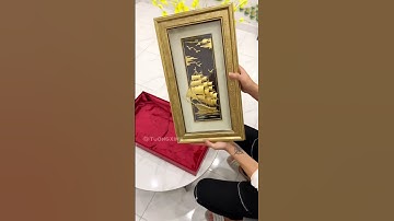 Tranh dát vàng Thuận Buồm Xuôi Gió ⛵️ Món quà tặng vô cùng ý nghĩa và tinh tế ✨